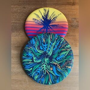 Set Of 2 Waboba Wingman Foldable Flying Disc Toy Silicone Fun Easy To Use Travel